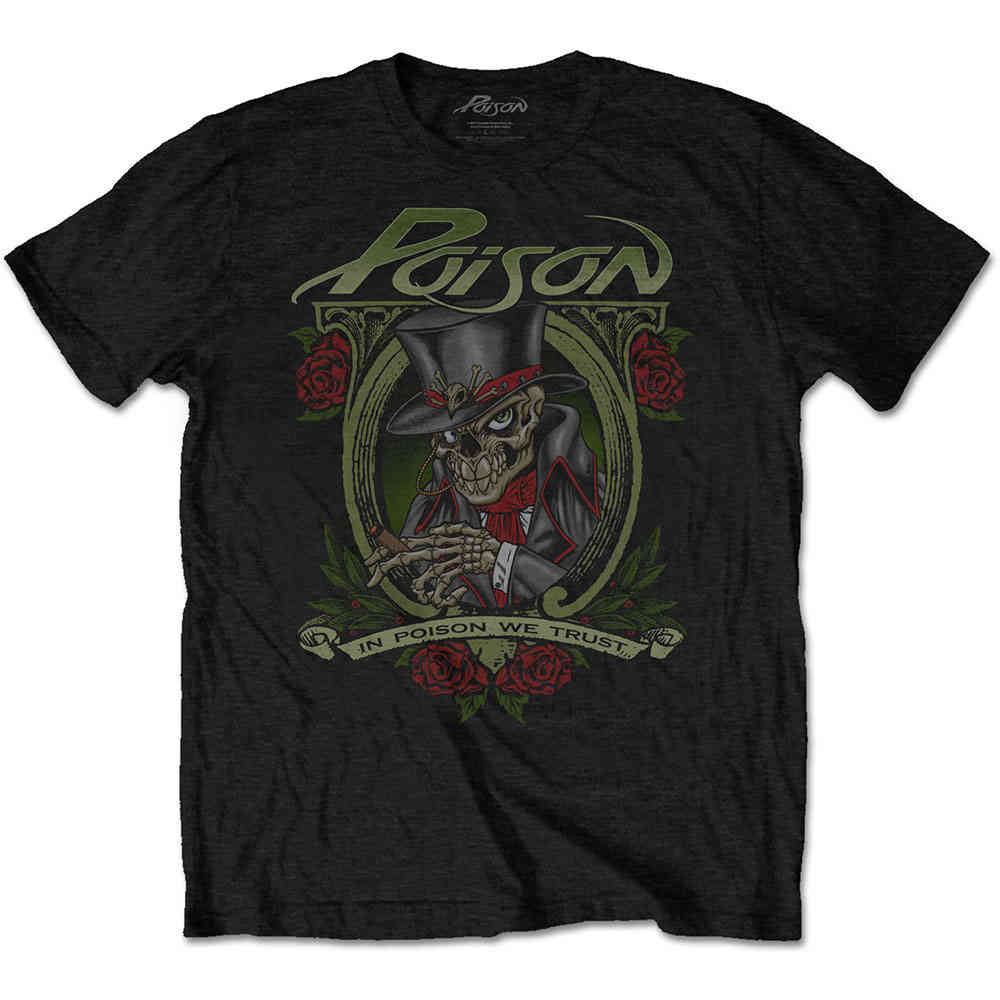 Poison - We Trust Heren Tshirt - Zwart